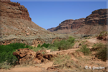Verlauf des Canyons